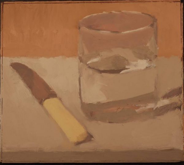 David Stanley, Still life glass with knife